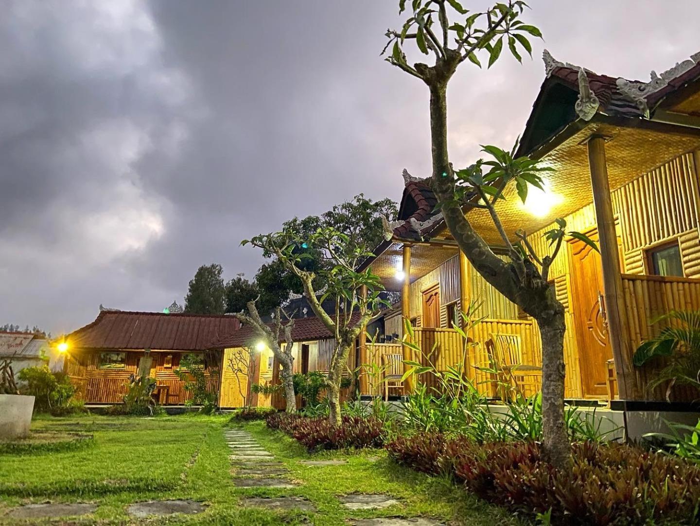 Hotel D'Yoga Bamboo House Kintamani Exterior foto