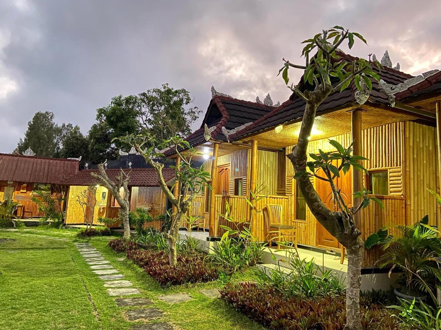 Hotel D'Yoga Bamboo House Kintamani Exterior foto