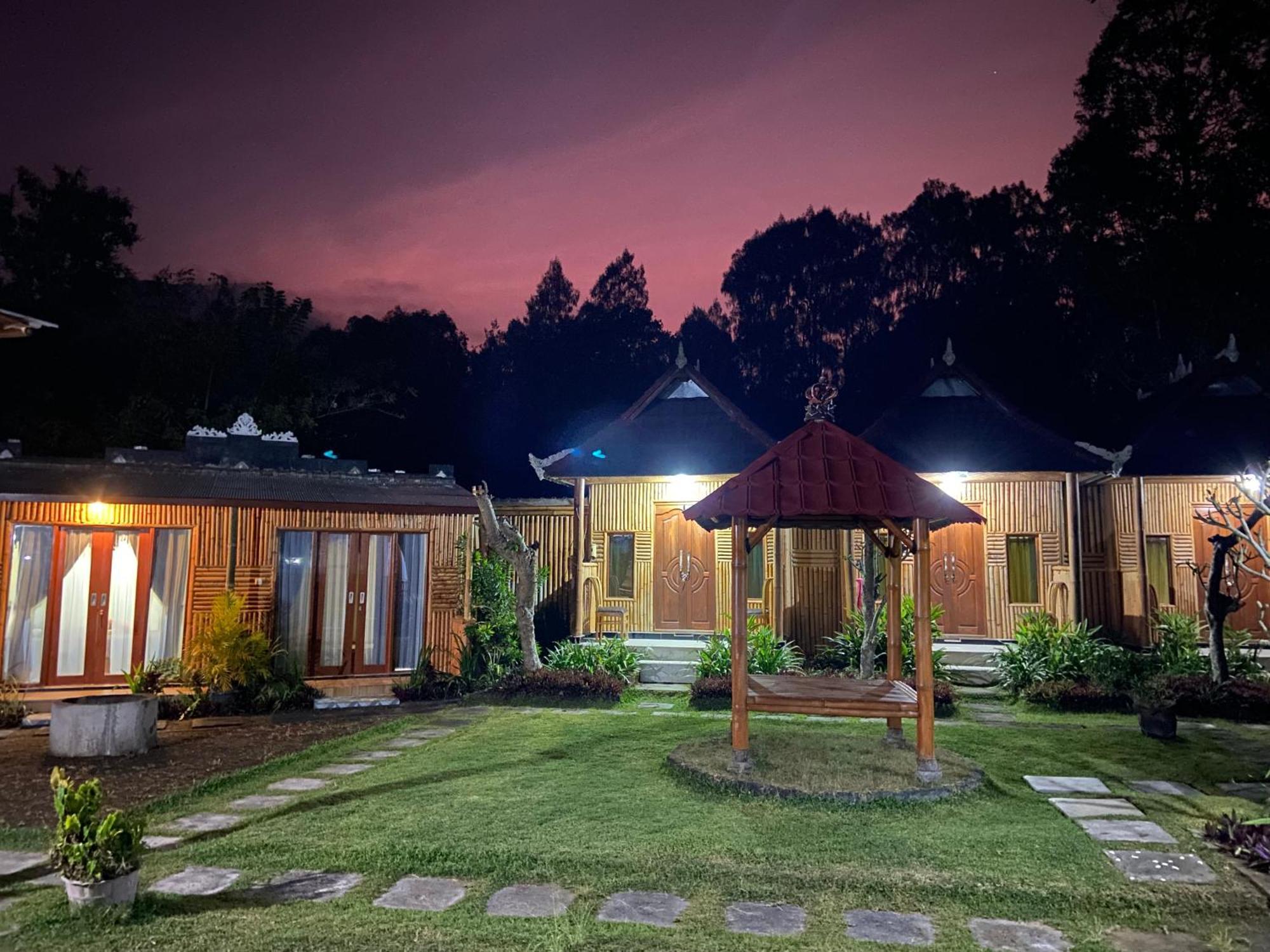 Hotel D'Yoga Bamboo House Kintamani Exterior foto