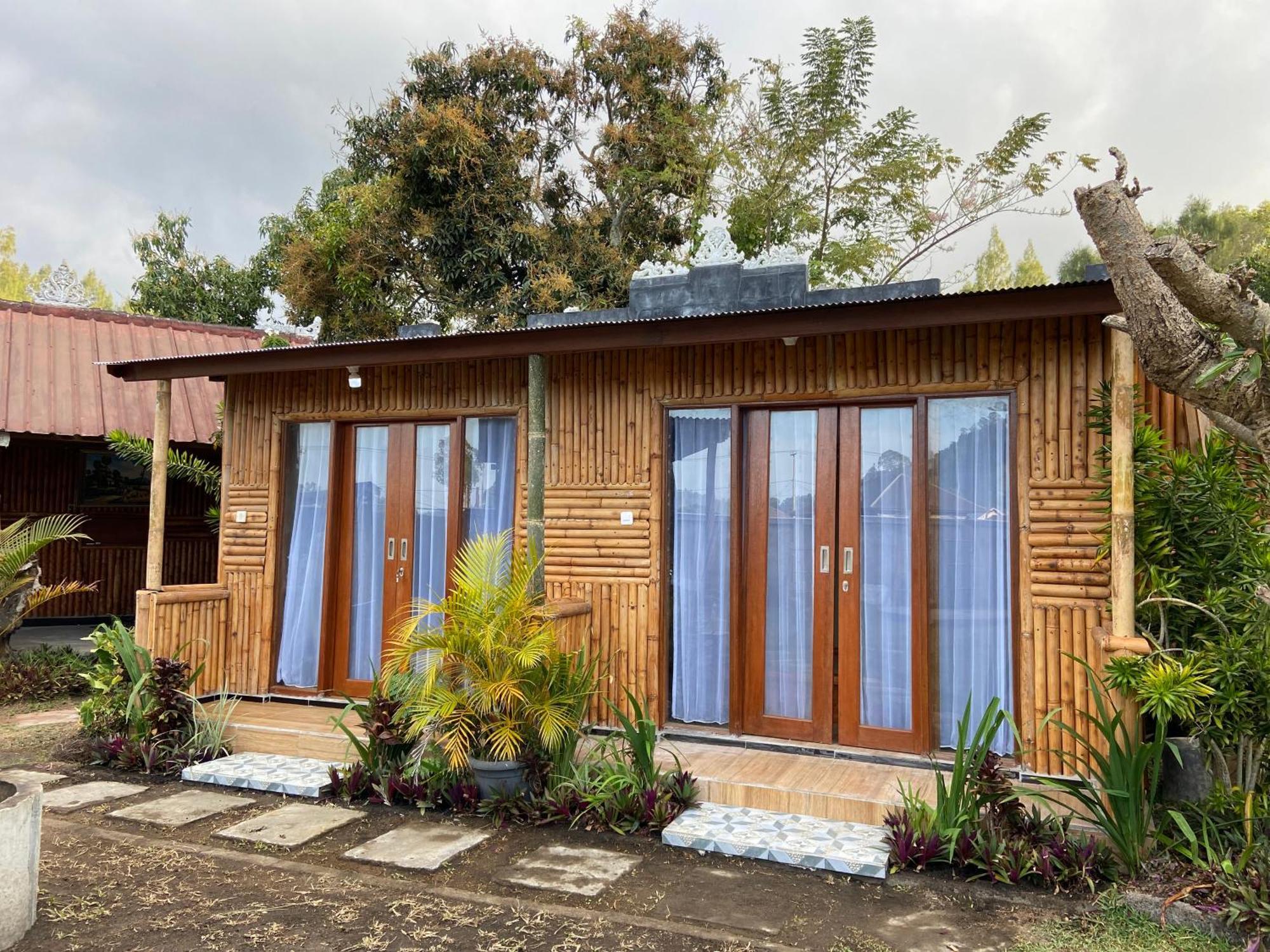 Hotel D'Yoga Bamboo House Kintamani Exterior foto