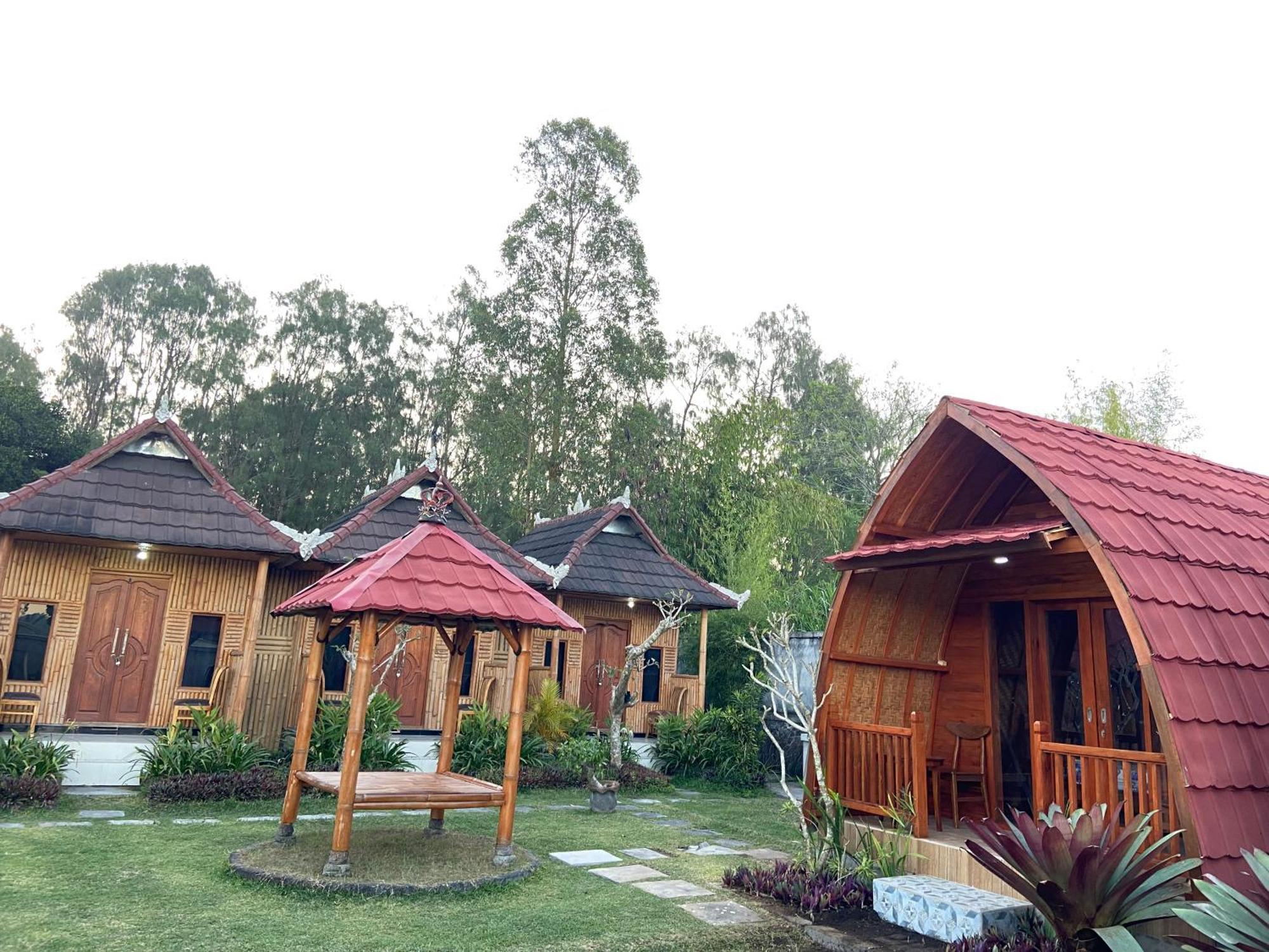 Hotel D'Yoga Bamboo House Kintamani Exterior foto